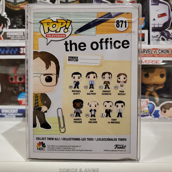 Funko Pop! Television The Office Dwight Schrute As Recyclops 2020 Emerald City Comic Con Exclusive Figure #938 - US Funko Pop! Television The Office Dwight Schrute As Recyclops 2020 Emerald City Comic Con Exclusive Figure #938 - US