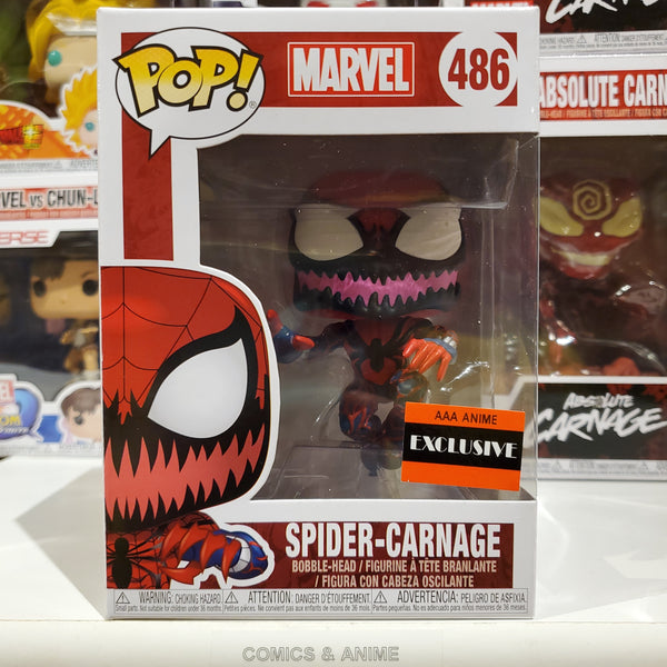 Figurine Funko POP! Marvel : Spider-Carnage N°486 - Édition Spéciale - Occasion