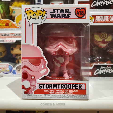 STORMTROOPER STAR WARS VALENTINES DAY FUNKO POP #418