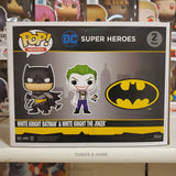 WHITE KNIGHT BATMAN & WHITE KNIGHT THE JOKER DC FUNKO POP 2 PACK
