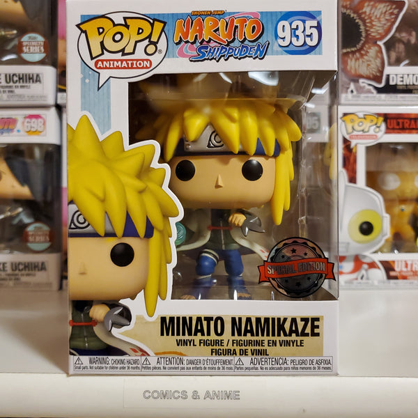 Funko Pop! Animation Naruto Shippuden Minato Namikaze GITD Chase AAA Anime  Exclusive Figure #935 - US