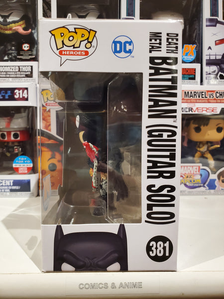 Death Metal Batman Guitar Solo Funk Exclusive Pop #381 – itluxecomics.com