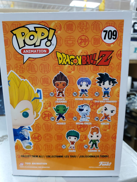 Funko Pop! Animation Dragon Ball Z Super Saiyan 2 Vegeta PX Exclusive  Figure #709 - Legacy Comics and Cards