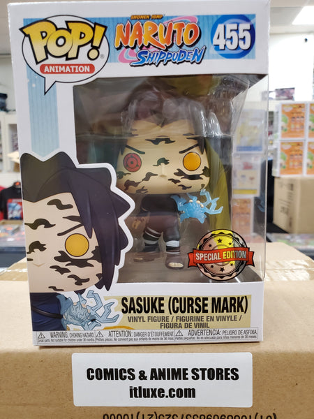Sasuke Curse Mark Naruto Funko Animation POP #455 – itluxecomics.com