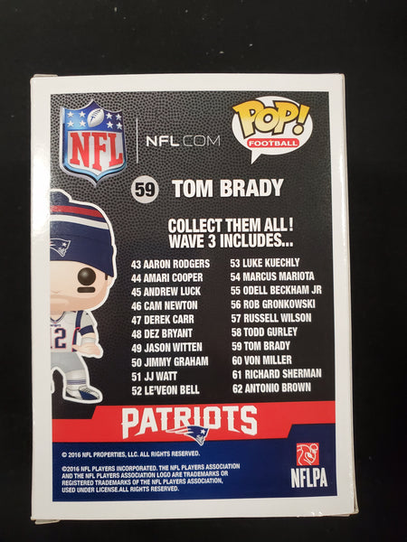 Tom Brady NFL Patriots Funko POP 59 – itluxecomics.com