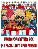 exclusive Funko pop Mystery box $18 each rebooted August 17th