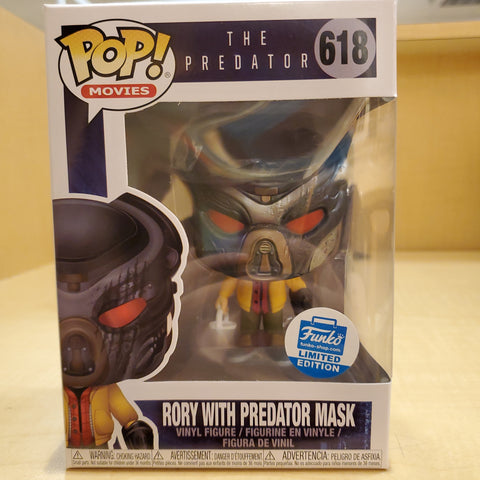 RORY WITH PREDATOR MASK FUNKO EXCLUSIVE POP #618