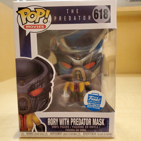 Pop Rory Ident RORY WITH PREDATOR MASK FUNKO EXCLUSIVE POP #618 – itluxecomics.com