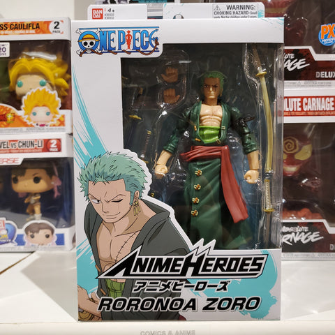 One Piece Figurine Figure Anime Heroes Roronoa Zoro 36932 Bandai Action  Figure