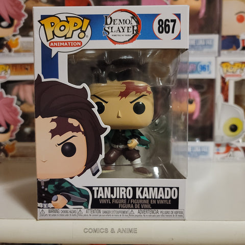 TANJIRO KAMADO DEMON SLAYER ANIMATION FUNKO POP #867