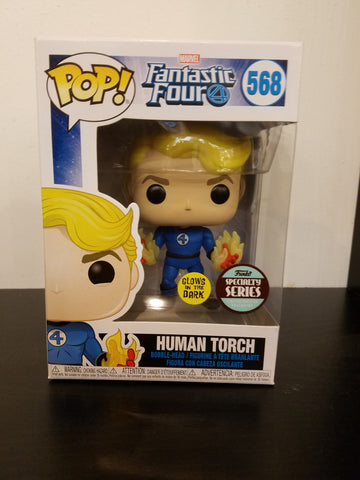 Human Torch Fantastic Four Specialty Series Funko Pop #568
